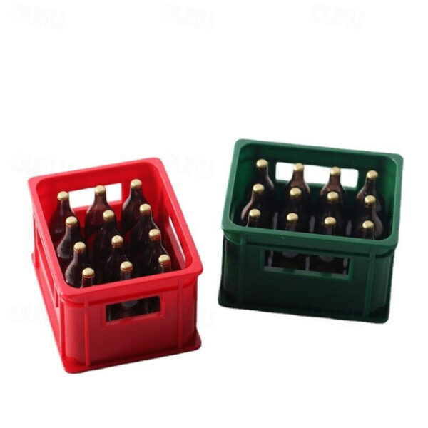 1:12 simulation mini real beer box drink box creative simulation decoration accessories 2025 - US $8.49