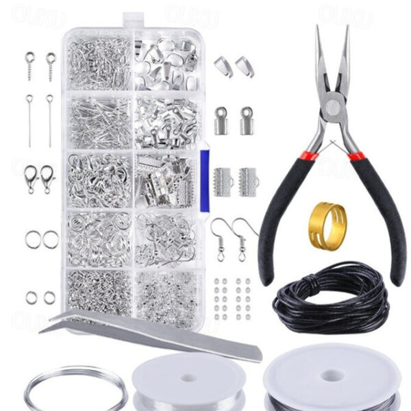 10 Grid Jewelry Accessories Combination Set Open Loop Closed Loop Lobster Clasp Ring Hand Tool Pliers 2025 - US $29.99