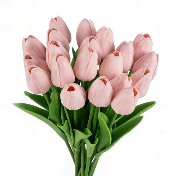 10pcs Lifelike PU Tulip Artificial Flowers: Perfect for Home Decor, Wedding Decorations, and Events - Realistic Feel Tulips for Added Elegance 2025 -