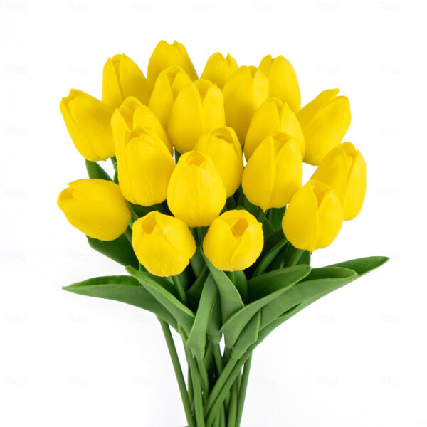 10pcs Lifelike PU Tulip Artificial Flowers: Perfect for Home Decor, Wedding Decorations, and Events - Realistic Feel Tulips for Added Elegance 2025 -