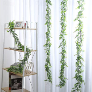 1PC artificial green plant artificial eucalyptus wreath vine 1.8m ins eucalyptus wall hanging simulation plant vine Wedding Decoration 2025 - US $13.4