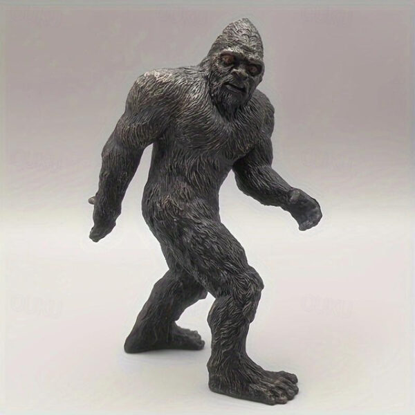 1pc Savage Mini Statue Faux Primitive Man Apes, Home Interior Decorations Patio Garden Decorations Desktop Computer Ornaments Cake Decorations Hallowe