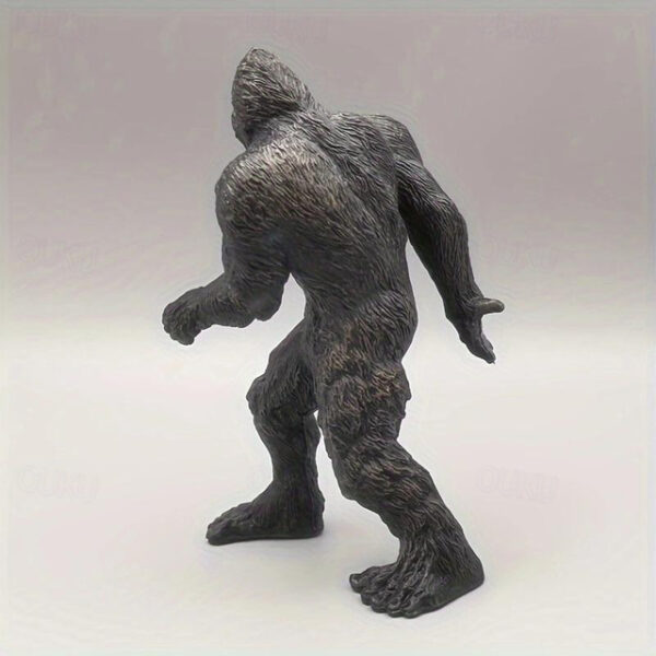 1pc Savage Mini Statue Faux Primitive Man Apes, Home Interior Decorations Patio Garden Decorations Desktop Computer Ornaments Cake Decorations Hallowe