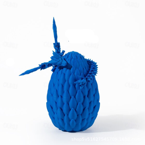 3D Printed Dragon Egg Rainbow Flying Dragon in Colorful Eggs Fidget Toy for Birthday Gift Flexible Desk Figure Decor 2025 - US $26.99