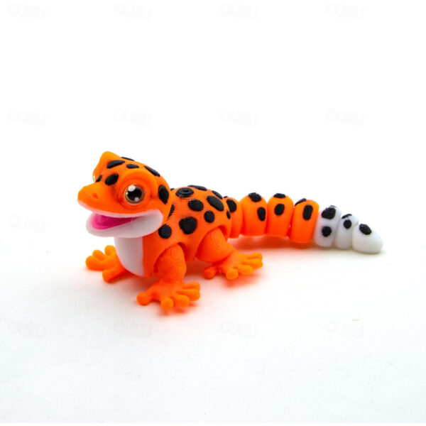 3D Printed Lizard for Kids and Adult 3D Printed Gecko Fidget Toys Decor for Stress Relief 2025 - US $21.99