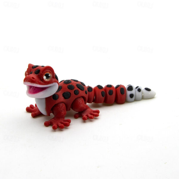 3D Printed Lizard for Kids and Adult 3D Printed Gecko Fidget Toys Decor for Stress Relief 2025 - US $21.99