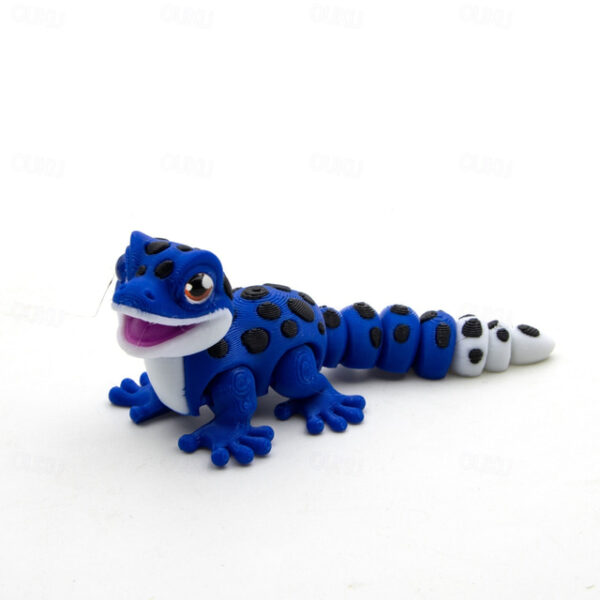 3D Printed Lizard for Kids and Adult 3D Printed Gecko Fidget Toys Decor for Stress Relief 2025 - US $21.99