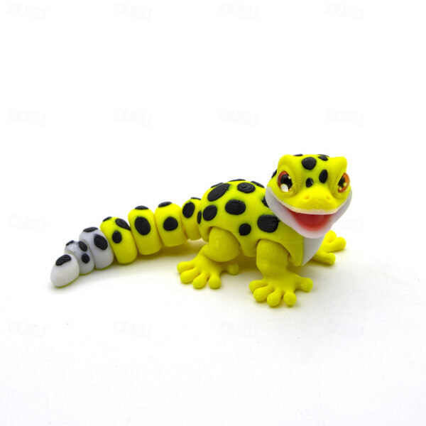 3D Printed Lizard for Kids and Adult 3D Printed Gecko Fidget Toys Decor for Stress Relief 2025 - US $21.99