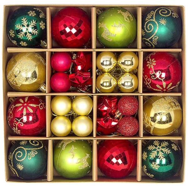 44Pcs Christmas Baubles Ornaments for Xmas Christmas Tree - Christmas Tree Decorations Hanging Ball for Holiday Wedding Party Decoration 2025 - US $16