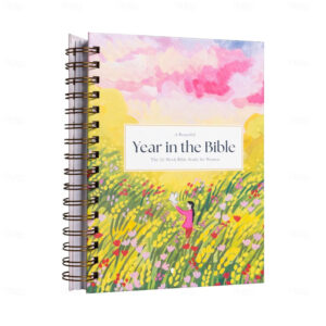 A Beautiful Year in The Bible Mothers Day Gifts for Mom for Christians Upgrade Spiral-Bound Women Bible Study Guide, The 52-Week Bible Study for Women