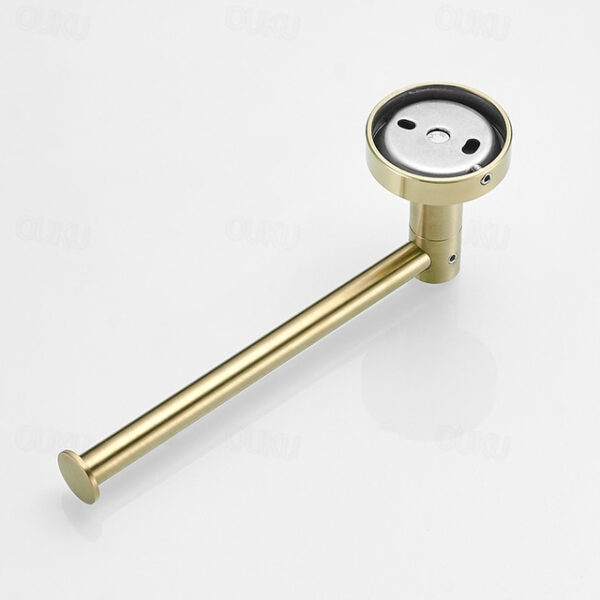 Bathroom Accessory Set Include Towel Bar Robe Hook and Towel Ring New Design Modern Stainless Steel Material Wall Mounted Golden 3pcs 2025 - US $47.99