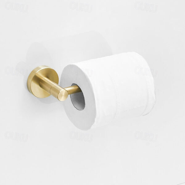 Bathroom Accessory Set Include Towel Bar Robe Hook and Towel Ring New Design Modern Stainless Steel Material Wall Mounted Golden 3pcs 2025 - US $47.99