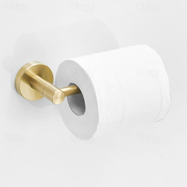 Bathroom Accessory Set Include Towel Bar Robe Hook and Towel Ring New Design Modern Stainless Steel Material Wall Mounted Golden 3pcs 2025 - US $47.99