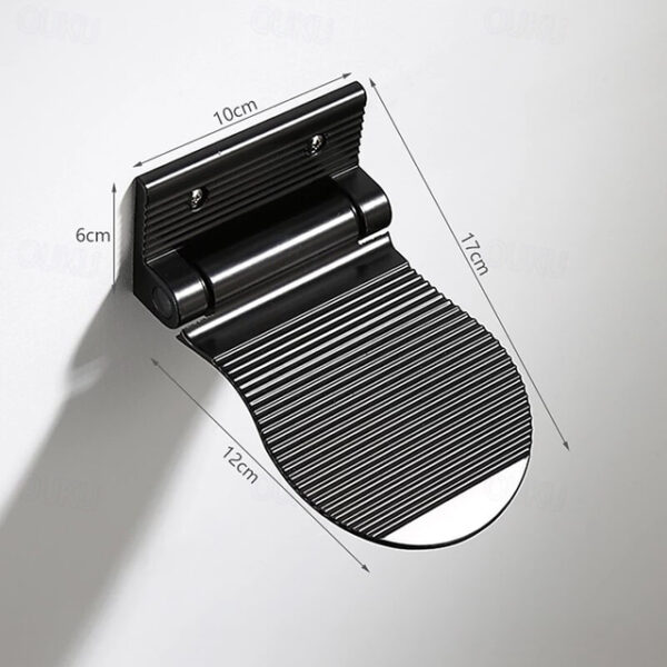 Bathroom Foot Rest Heavy Duty Aluminum Alloy Shaving Shelf Fold-Up Shower Foot Rest for Shaving Legs(Black/Silvery) 2025 - US $20.99