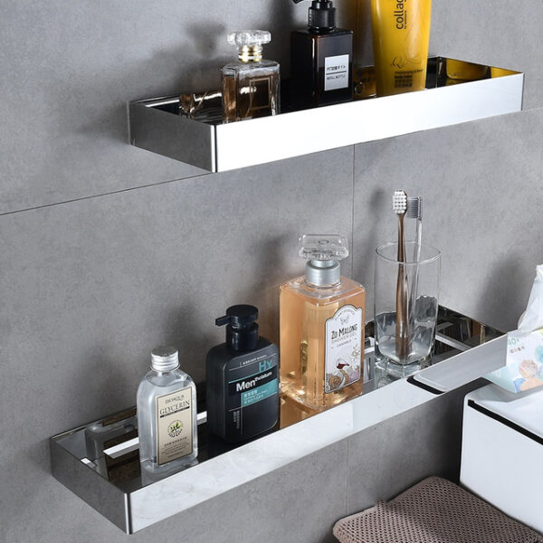 Bathroom Shelf New Design Stainless Steel Wall Mounted Bathroom Rack Tray Pendant In Front Of Shower Mirror 2025 - US $48.99