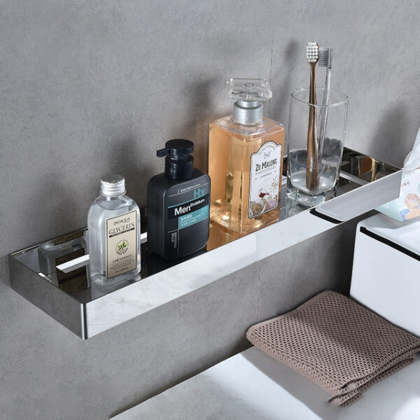 Bathroom Shelf New Design Stainless Steel Wall Mounted Bathroom Rack Tray Pendant In Front Of Shower Mirror 2025 - US $48.99