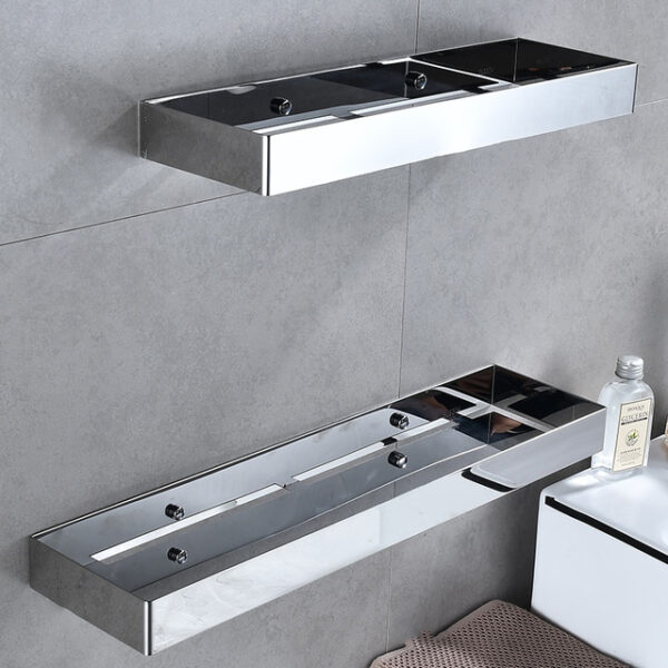 Bathroom Shelf New Design Stainless Steel Wall Mounted Bathroom Rack Tray Pendant In Front Of Shower Mirror 2025 - US $48.99