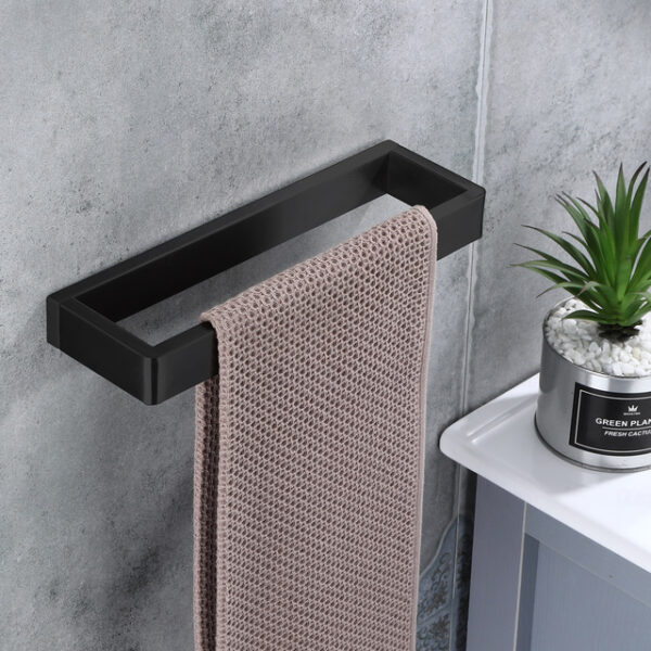 Bathroom Towel Rack Hand Towel Rail Black Towel Bar SUS304 Stainless Steel 26cm Wall Mounted Towel Rack(Black/Golden/Brushed Nickel) 2025 - US $35.99