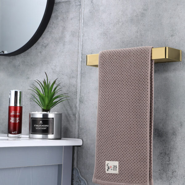 Bathroom Towel Rack Hand Towel Rail Black Towel Bar SUS304 Stainless Steel 26cm Wall Mounted Towel Rack(Black/Golden/Brushed Nickel) 2025 - US $35.99