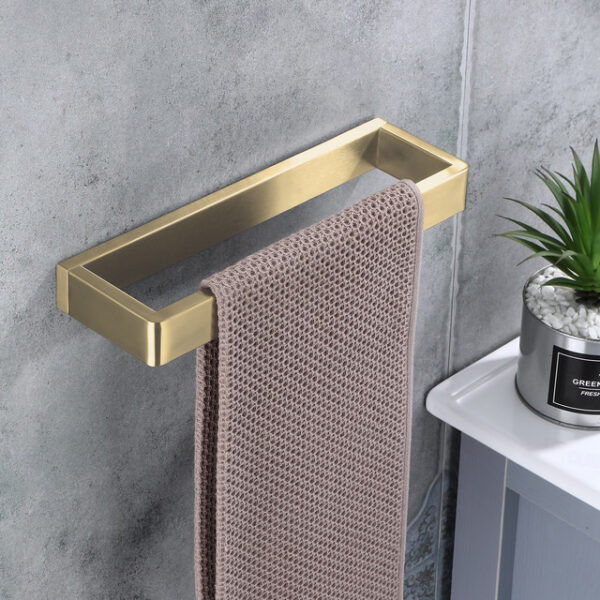 Bathroom Towel Rack Hand Towel Rail Black Towel Bar SUS304 Stainless Steel 26cm Wall Mounted Towel Rack(Black/Golden/Brushed Nickel) 2025 - US $35.99