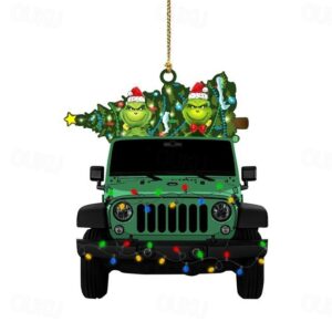 Christmas Car 2D Acrylic Decorations Car Decorations Christmas Tree Decorations Xmas Gift Home Decoration 2025 - US $5.49