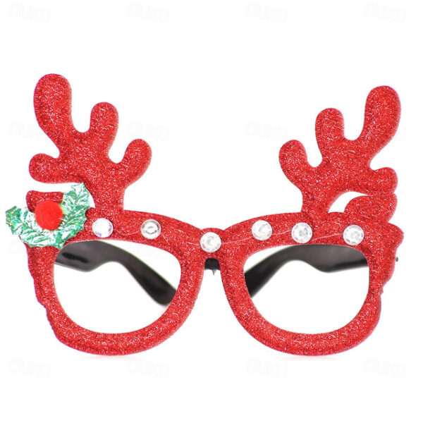 Christmas Decorations, Eyeglass Frames, Couples, Children'S Outfits, Photography Props, Christmas Trees, Deer Antler Glasses 2025 - US $4.99