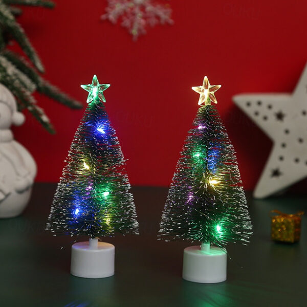 Christmas Tree Decoration LED Colorful Glow Christmas Tree Christmas Gifts Christmas Window Decoration Decorations Garden Family Party Decoration Pend