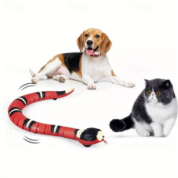 Electric Smart AI Snake Toy Automatic Induction, Realistic Cunning Movement for Exciting Pet Playtime Complete Interactive Toy Set 2025 - US $28.99