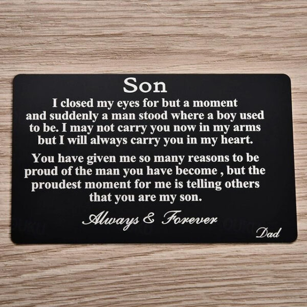 Fahion Men's Card Holder, Son Wallet Card, Birthday Gift, Metal Wallet Card, Creative New Alloy Gifts 2025 - US $9.99