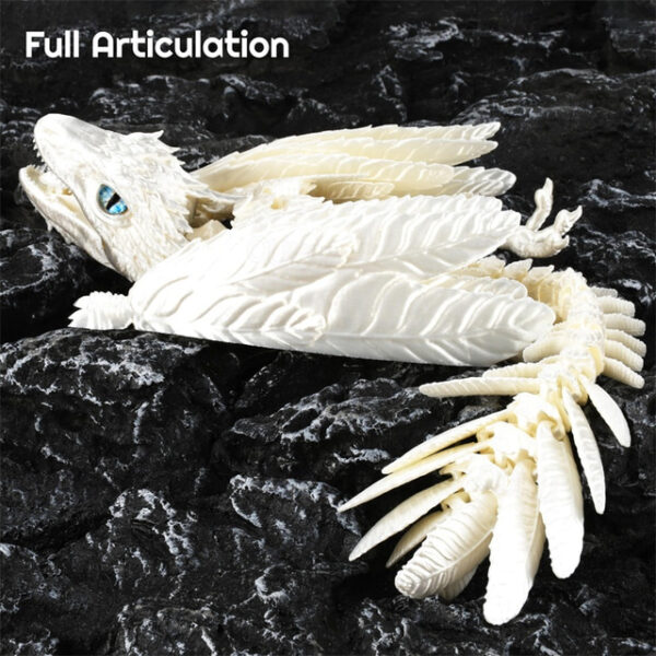 Feathered Wyvern Dragon 3D Printed Dragon Articulated Dragon Fidget Dragon 3D Printed Toys Desktop Pet 2025 - US $28.99