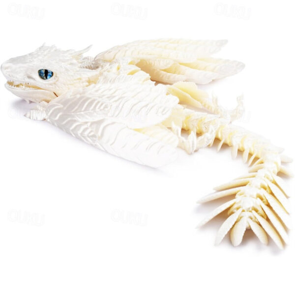 Feathered Wyvern Dragon 3D Printed Dragon Articulated Dragon Fidget Dragon 3D Printed Toys Desktop Pet 2025 - US $28.99