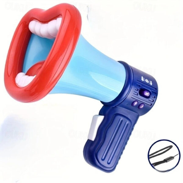 Multi-Channel Funny Sound Changer Horn - Gag Toys & Practical Jokes with Upgraded Handheld Amplifier, Creative Music Sound Effects, Perfect for Hallow