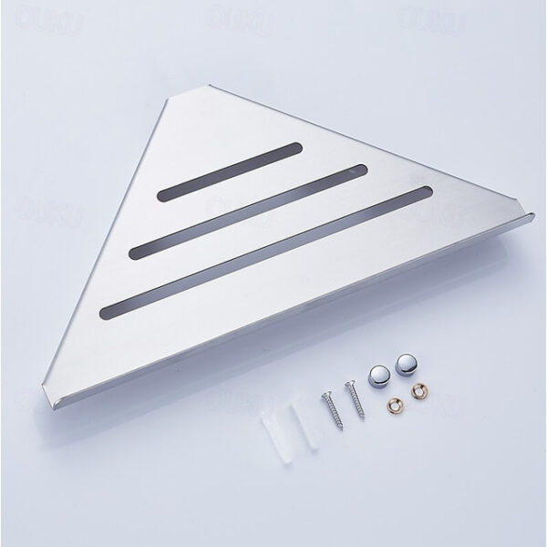 Multifunction Bathroom Triangle Shelf Wall Mounted Stainless Steel 1 Pack Corner Storage Shelf for Bathroom, Toilet and Kitchen 2025 - US $25.99