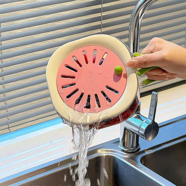 Multifunctional Kitchen Colander Bowl - Foldable, Lidded, 2-in-1 Drainer & Strainer for Fruits & Veggies 2025 - US $11.99