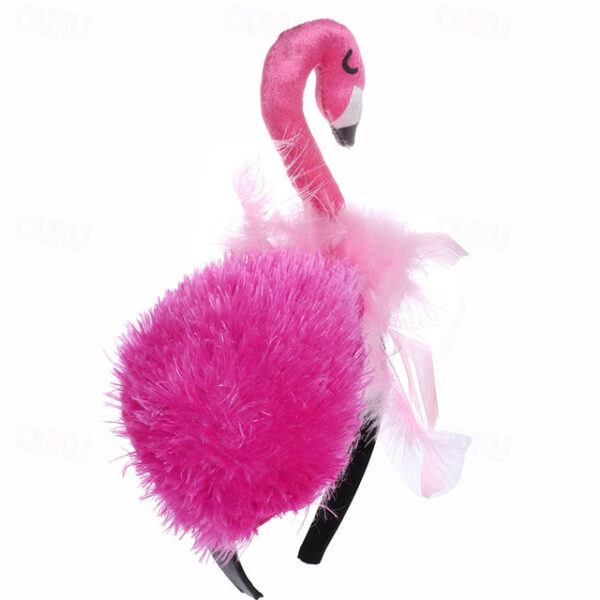 New Halloween Decorations Flamingo Hairbands Birthday Parties Children's Headwear Cosplay Performance Props 2025 - US $46.99