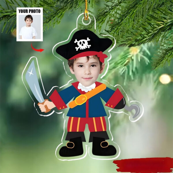 Personalized Photo Christmas Ornaments Acrylic 2D Custom Baby Face Christmas Tree Ornaments Xmas Decoration Hanging Pendant Gifts 2024 - US $6.99