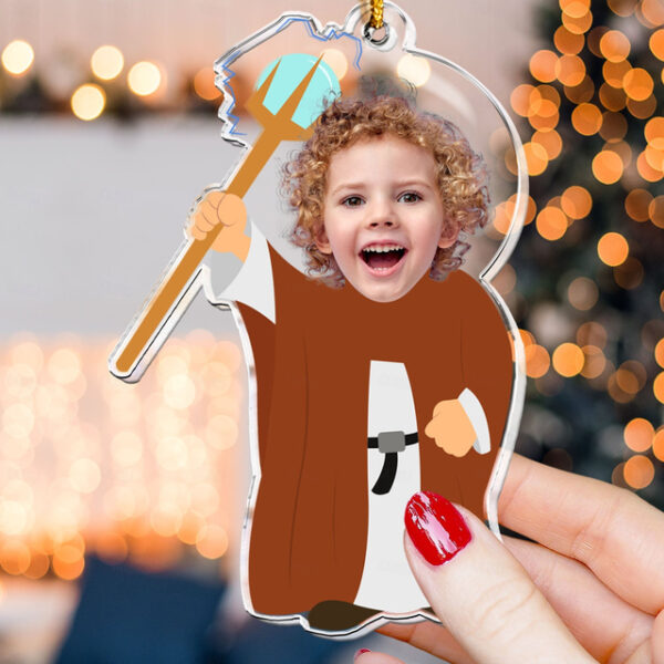 Personalized Photo Christmas Ornaments Acrylic 2D Custom Baby Face Christmas Tree Ornaments Xmas Decoration Hanging Pendant Gifts 2025 - US $6.99