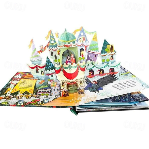 Pop-Up Fairy Tales 3D Picture Book Laser Cut, Eco-Friendly, High-Quality Paper Perfect for Anniversaries, Birthdays, Weddings Exquisite, Unique Design