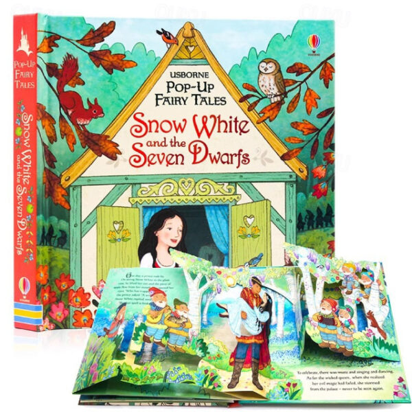 Pop-Up Fairy Tales 3D Picture Book Laser Cut, Eco-Friendly, High-Quality Paper Perfect for Anniversaries, Birthdays, Weddings Exquisite, Unique Design