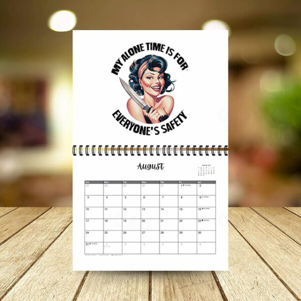 Sarcastic Housewife Calendar, 2025 Calendar 2024 - US $7.99