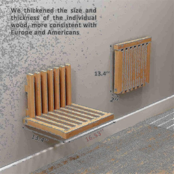 Shower Seat Benchwall-mounted Folding Stool Chairshower Stool For Inside Showerentryway 2025 - US $71.99