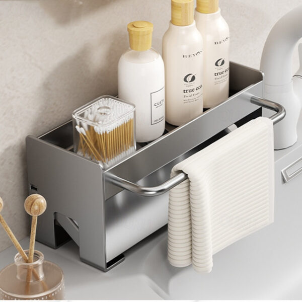 Sink Sponge Holder, Countertop Draining Rack, Freestanding Storage Organizer for Sponges, Dishcloths, and Scrubbers in Bathroom or Kitchen 2025 - US $