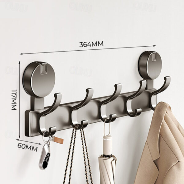 Suction Cup Door Rear Hook No Punching Strong Load-Bearing Kitchen And Bathroom Seamless Wall Hanging Hook Household Door Hanging Hanger 2025 - US $25