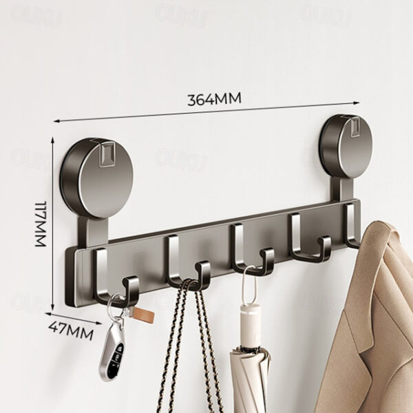 Suction Cup Door Rear Hook No Punching Strong Load-Bearing Kitchen And Bathroom Seamless Wall Hanging Hook Household Door Hanging Hanger 2025 - US $25