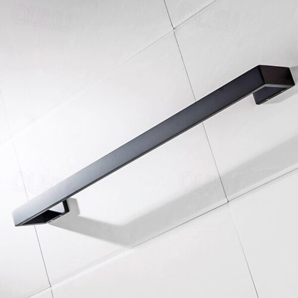 Towel Holder Wall Mounted 304 Stainless Steel Towel Rack Bathroom Shelf Modern Style Towel Bar 50cm/60cm(Black/Brushed Nickel/Chrome) 2025 - US $45.99