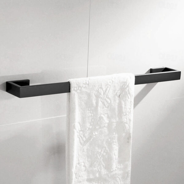 Towel Holder Wall Mounted 304 Stainless Steel Towel Rack Bathroom Shelf Modern Style Towel Bar 50cm/60cm(Black/Brushed Nickel/Chrome) 2025 - US $45.99