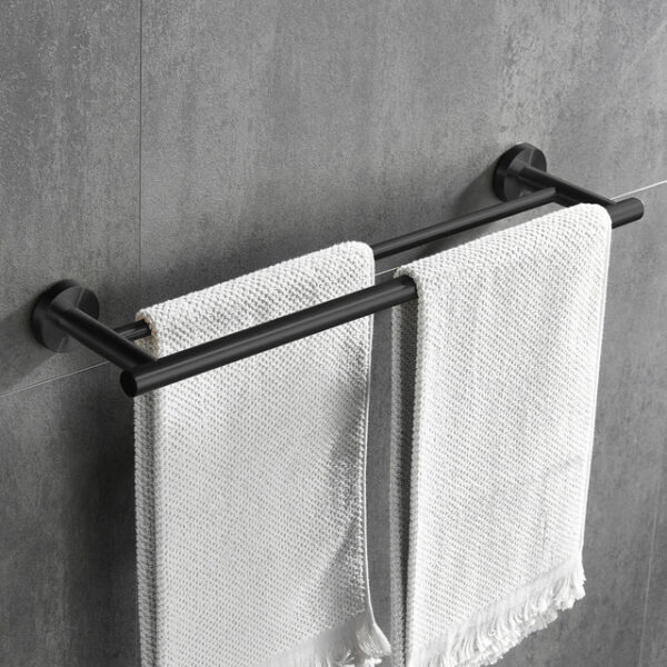 Towel Rack Wall Mounted Stainless Steel Towel Bar 2-tier Towel Rail (Golden/Chrome/Black/Brushed Nickel) 2025 - US $35.99