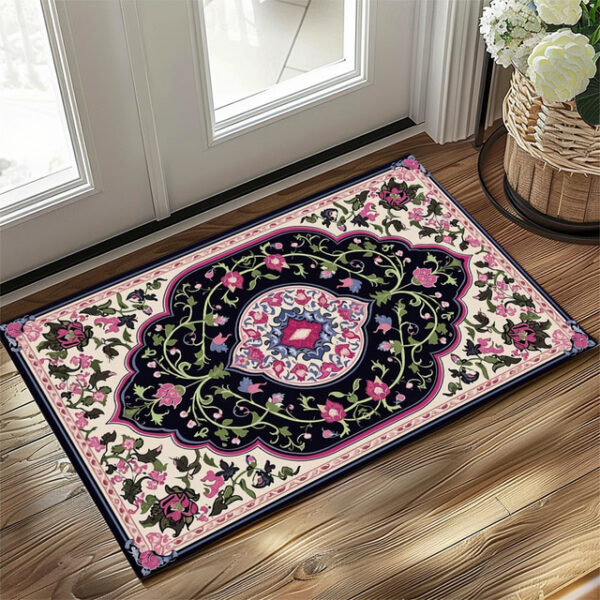 Vintage Ramadan Print Doormat Floor Mats Washable Rugs Kitchen Mat Non-Slip Oil Proof Rug Indoor Outdoor Mat Bedroom Decor Bathroom Mat Entrance Rug 2