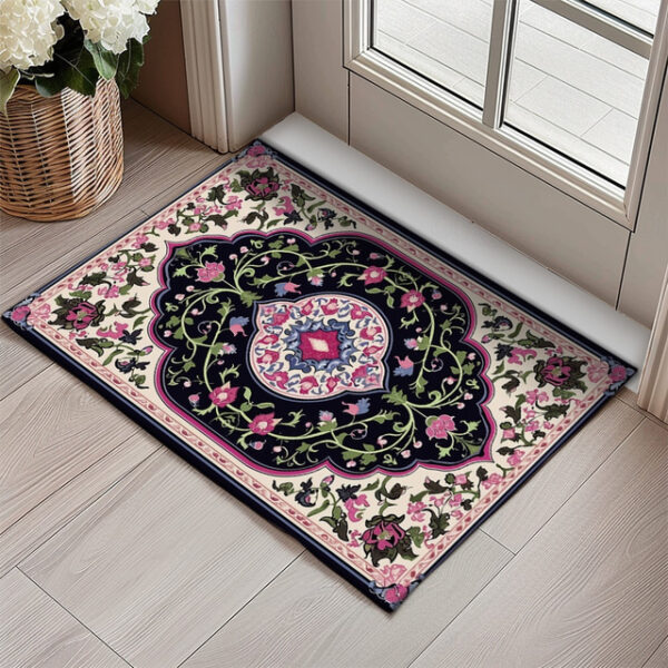 Vintage Ramadan Print Doormat Floor Mats Washable Rugs Kitchen Mat Non-Slip Oil Proof Rug Indoor Outdoor Mat Bedroom Decor Bathroom Mat Entrance Rug 2