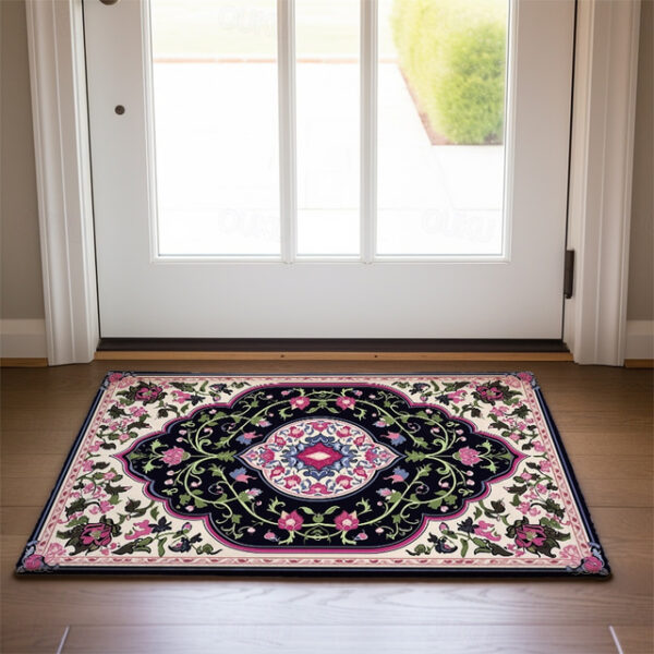Vintage Ramadan Print Doormat Floor Mats Washable Rugs Kitchen Mat Non-Slip Oil Proof Rug Indoor Outdoor Mat Bedroom Decor Bathroom Mat Entrance Rug 2